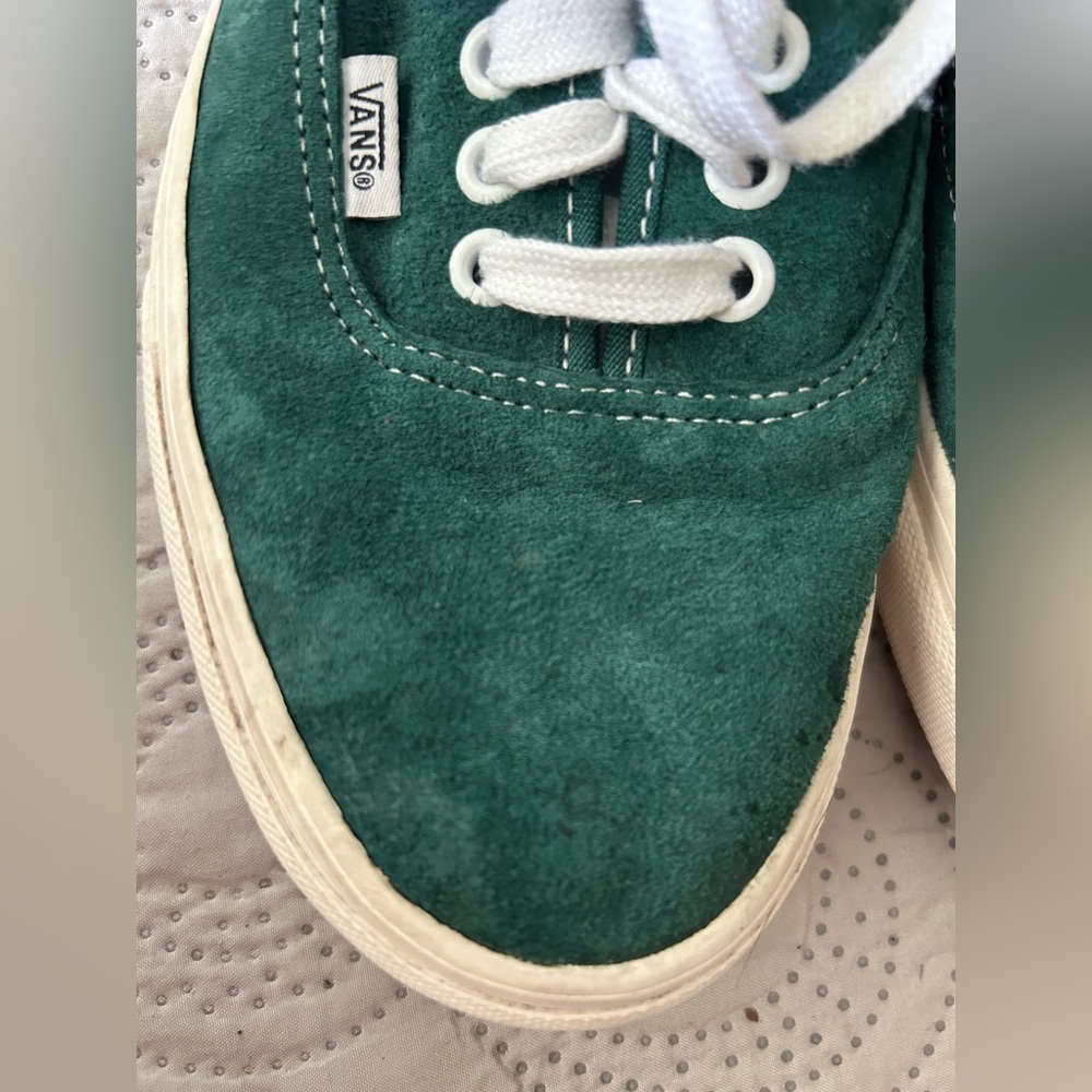 Vans low top green suede sneakers size M8W9.5 VNOA348A204 Heiq Eco dry. Nice! - Picture 11 of 16
